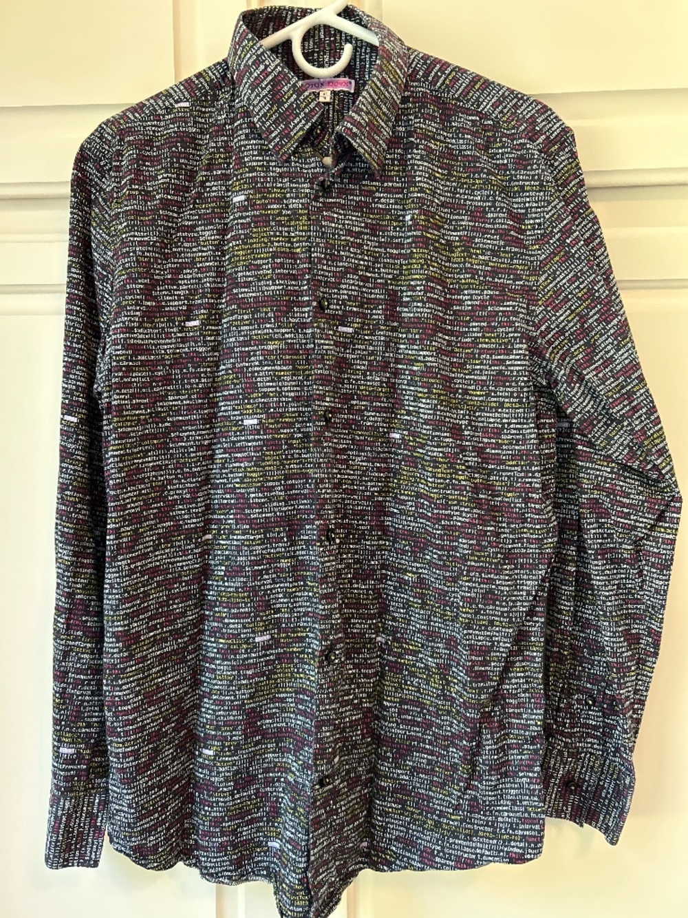 Coton Doux Button Down Long Sleeve Shirt 41/16 Programming Code